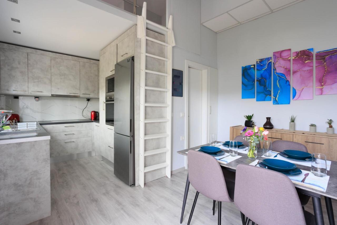 Electra Modern Apartment With Cozy Garden Ираклион Экстерьер фото