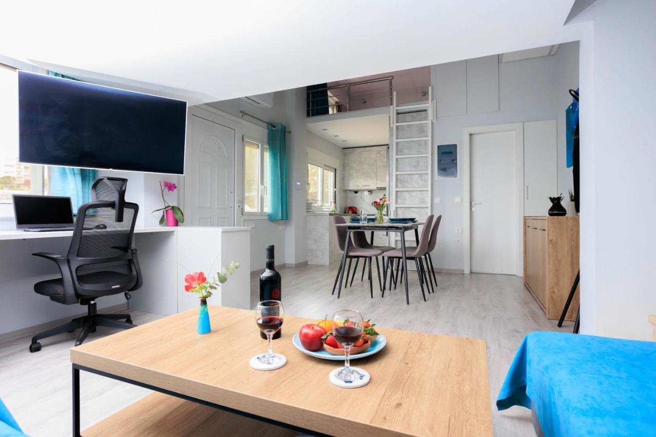 Electra Modern Apartment With Cozy Garden Ираклион Экстерьер фото